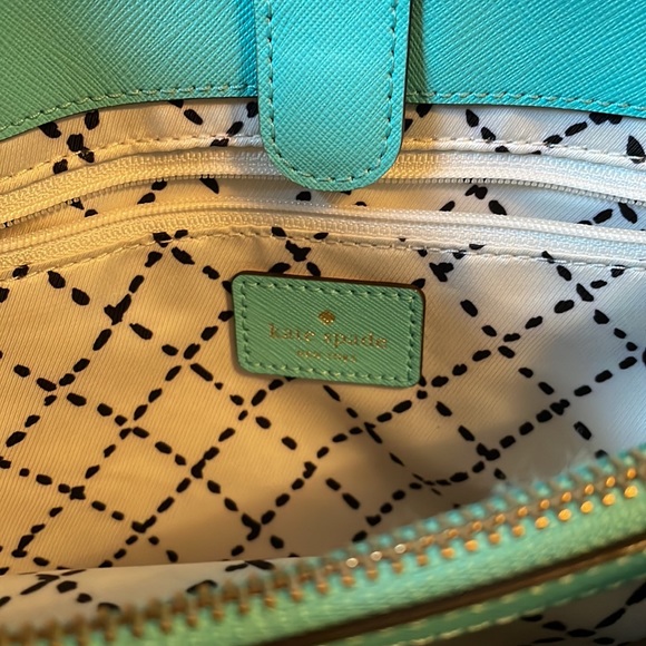 Kate Spade Tiffany Blue Crossbody/ Satchel bag - Picture 3 of 4